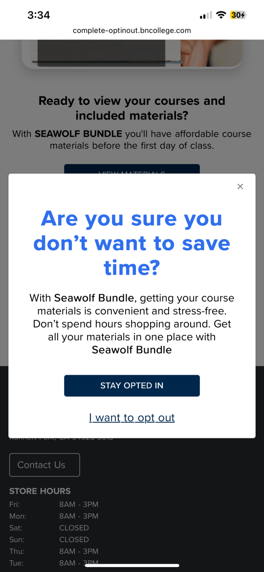 Seawolf Bundle opt-out step 5